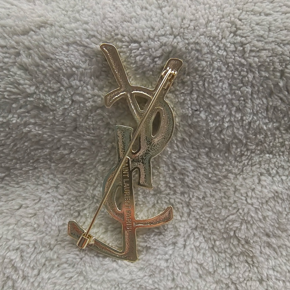 Saint Laurent Gold  Brooch - Picture 4 of 6